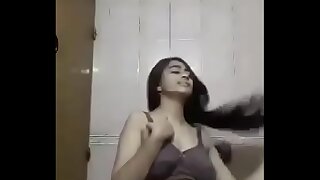Slutty Long hair Indian gf selfie