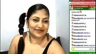 Indian Fairy Depth Asshole on Webcam